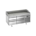 GGM Gastro | Pizzawerkbank PREMIUM PLUS - 1490x700mm - met |, Verzenden, Nieuw in verpakking, RVS Meubilair