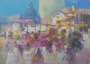 Mario Smeraglia (XX-XXI) - Il mio borgo, Antiek en Kunst