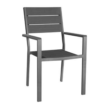 Stoelen | VALLETTA | Kunststof | Grey | In-/Outdoor |, Verzenden, Nieuw in verpakking