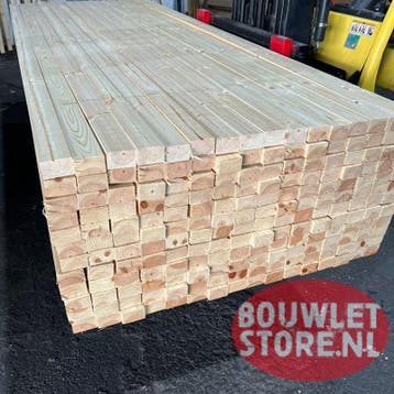 Vuren balken | vurenhout balk SLS badding batting latten, Geïmpregneerd, Nieuw, Ophalen of Verzenden, Balk