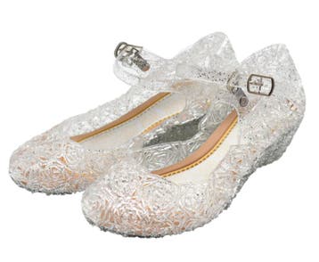 Glitter schoenen - Zilver - Prinsessenjurk, Ophalen of Verzenden, Nieuw