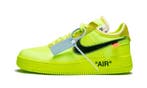 Nike Air Force 1 Low Off-White Volt, Nieuw