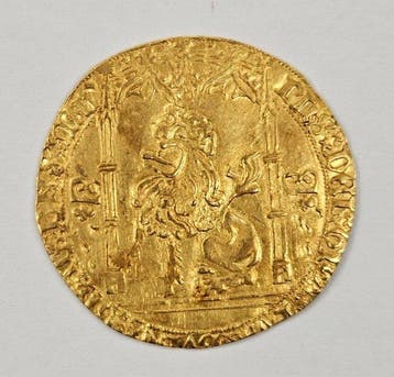 België. Filips de Goede. Lion dor 1420, Postzegels en Munten