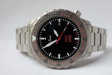 Horloge Sinn U50 Hydro 01/2025 Full set, Als nieuw, Overige merken, Staal, Staal, Polshorloge
