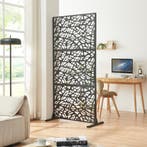 Scheidingswand Poskind zwart 200x100x50 cm casa.pro, Tuin en Terras, Verzenden, Nieuw