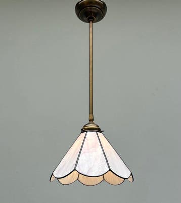 Plafondlamp - Glas-in-lood - Art Deco stijl hanglamp, Nieuw