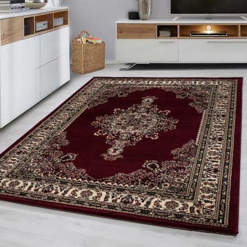 Perzisch Tapijt | Marrakesh | Ornamenteel | Rood | 80x150 cm, Verzenden, Nieuw