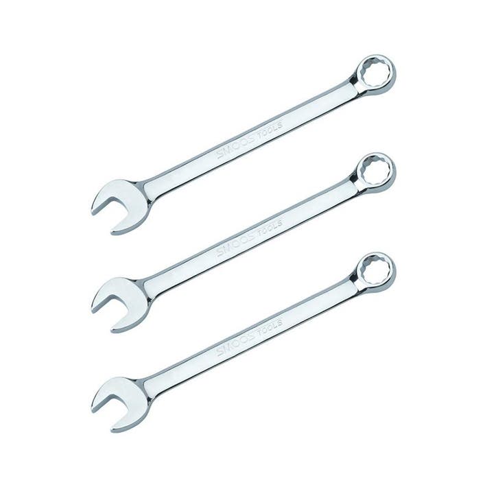 Smoos Ring-steeksleutel 1 met Engelse maatvoering - 3 stuks, Doe-het-zelf en Verbouw, Gereedschap | Handgereedschap, Nieuw, Ophalen of Verzenden
