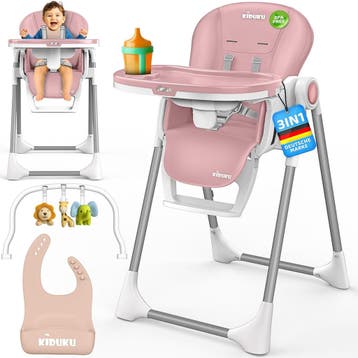 Kinderstoel - Babystoel - Verstelbaar - 0-36 maanden - Roze, Verzenden, Zo goed als nieuw