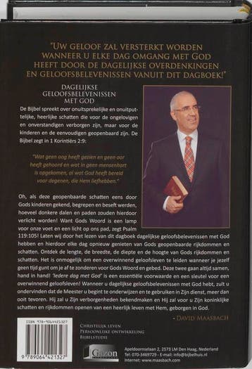 IEDERE DAG MET GOD - 3 9789064421327 David Maasbach, Verzenden, Gelezen, David Maasbach