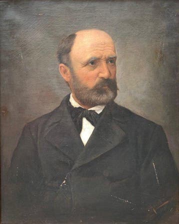 Miklos Rajzo (1865-1913) - Ritratto di uomo