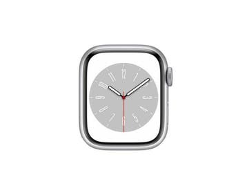 Apple Watch Series 8 - 45mm - Aluminium - Zilver - GPS, Verzenden, Zo goed als nieuw, Apple