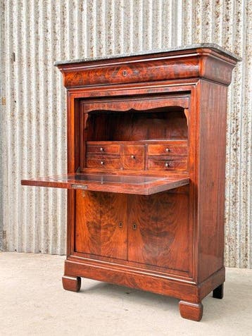 Secrétaire à abattant - Klepbureau, klepburo, bureau, buro,