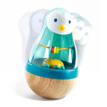 Djeco baby tuimelaar pinguïn kleurr van €20,99 voor €18,89, Ophalen of Verzenden, Nieuw
