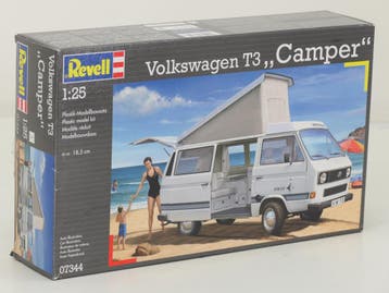 Revell 7344 1:25 Volkswagen T3 Camper Westfalia Plastik-M..., Hobby en Vrije tijd, Ophalen of Verzenden, Nieuw