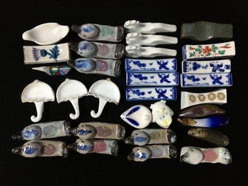 Japanese - Beeld, Vintage Japanese Chopstick Rests