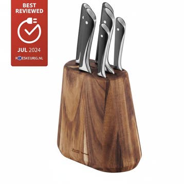 Tefal Jamie Oliver Messenset met Messenblok | Retourdeal 40%, Huis en Inrichting, Verzenden, Nieuw