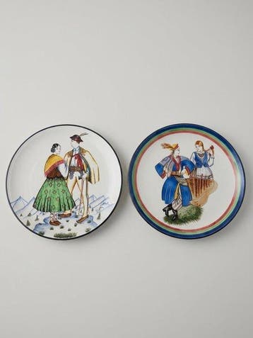 C. Freudenreich - H. Gornicka - Bord (2) - Porselein -