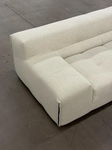 BB Italia Tufty Too Bank | Ecru | NIEUWSTAAT + Garantie, Huis en Inrichting, 250 tot 300 cm, Driepersoons, Ophalen of Verzenden