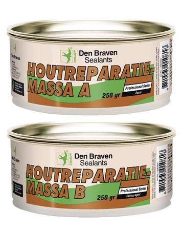Zwaluw houtreparatiemassa 550 gr, beige, pot, Verzenden, Nieuw