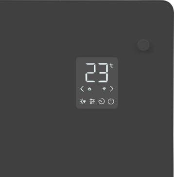 2dekans | Elektrische Kachel - 1500W - 18m2 - 65 x 47 x 7,5, Ophalen of Verzenden, Zo goed als nieuw