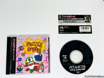 Neo Geo CD - Puzzle Bobble + Spine - Japan, Spelcomputers en Games, Verzenden, Gebruikt