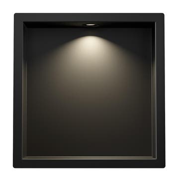 Inbouwnis BWS Albert 30x30x7cm Met Led Mat Zwart, Ophalen of Verzenden, Nieuw, Bad