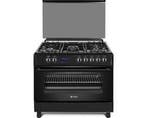 Wiggo WO-E969R(BB) - Serie 9 - 90 cm - Gasfornuis - 6899, Witgoed en Apparatuur, Ophalen of Verzenden, Nieuw, Vrijstaand, Energieklasse A of zuiniger