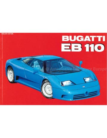 BUGATTI EB 110, Nieuw, Author