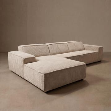 NIEUWE Hoekbanken Modena Beige van €1699 voor €1199 OP=OP, Hoekbank, Ophalen of Verzenden, Vierpersoons of meer, 300 cm of meer