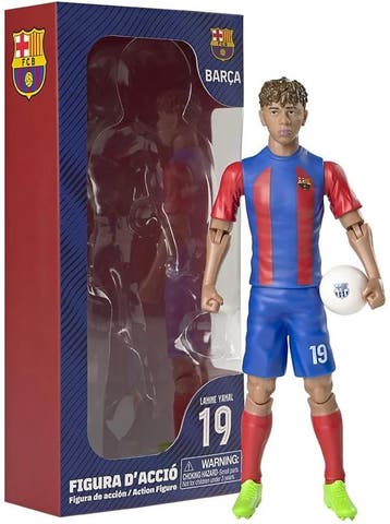 Lamine Yamal FC Barcelona – Actiefiguur Voetballer (20 cm) |, Verzenden, Nieuw