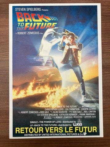Back to the Future - Michael J. Fox Belgian 1985 reprint, Nieuw