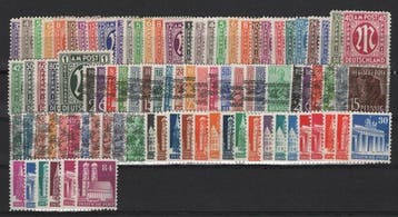 Geallieerde bezetting - Duitsland 1945/1949 - Bizone,, Postzegels en Munten, Gestempeld