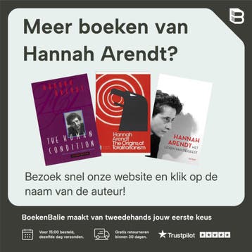 De menselijke conditie / Grote klassieken - Hannah Arendt, Verzenden, Zo goed als nieuw, Hannah Arendt
