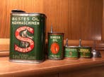 Rare Vintage SINGER Sewing Machines Oil Tin Collection –, Antiek en Kunst
