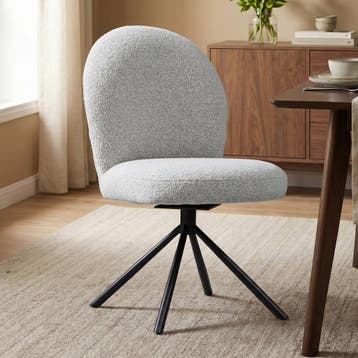 *WOONWINKEL* Beige Eetkamerstoel Ronde Vormen, Huis en Inrichting, Stoelen, Verzenden, Nieuw, Stof