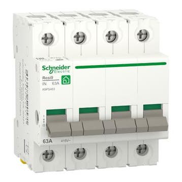 Schneider hoofdschakelaar / 4-polig 63A / Resi9 / R9PS463, Ophalen of Verzenden, Nieuw, Groepenkast