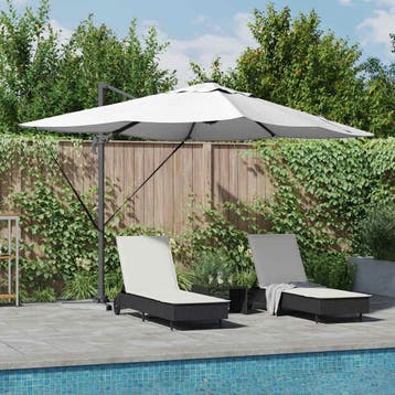 vidaXL Parasol 352 x 251 x 265 cm Polyester en Aluminium, Verzenden, Nieuw, 2 tot 3 meter