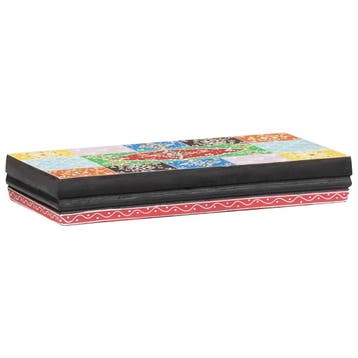 vidaXL Wandschappen 3 st Multikleur 100 x 20 x 6 cm Massief, Huis en Inrichting, Verzenden, Nieuw
