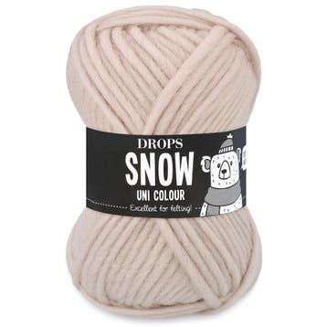 DROPS Snow Uni Colour - 102 marshmallow - Wol Garen, Ophalen of Verzenden, Nieuw