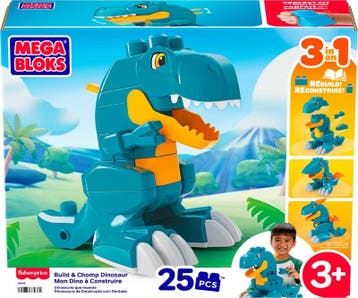 MEGA BLOKS BUILD & CHOMP DINOSAUR van €28,99 voor €24,94, Ophalen of Verzenden, Nieuw