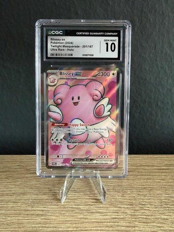 Pokémon - 1 Graded card - Blissey 201/167 Foil, Secret rare, Nieuw