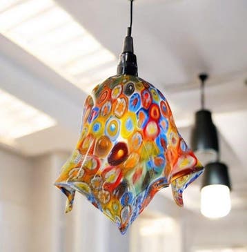 Murano Glass - - Filippo Maso - Plafondlamp - Murano-glas, Antiek en Kunst, Antiek | Lampen