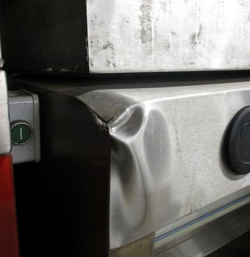 RVS Afzuigkap, B140 x D130 x H93,5 cm, zonder motor, Zakelijke goederen, Horeca | Keukenapparatuur, Gebruikt