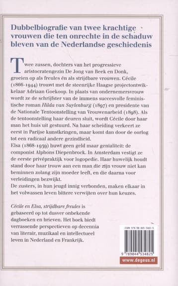 Cécile en Elsa, strijdbare freules 9789044534825, Boeken, Verzenden, Gelezen, Elisabeth Leijnse