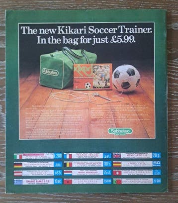Panini World Cup España 82 - RARE British Subbuteo Edition, Nieuw