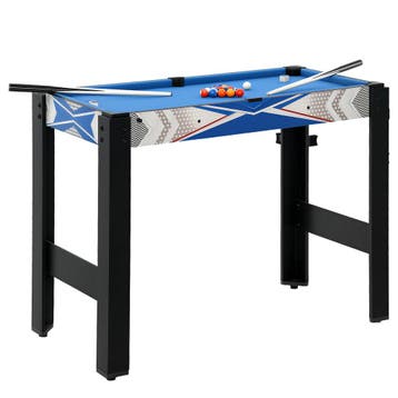 TRUUSK Multigame Speeltafel 5-in-1 - Biljart, Tafeltennis, H, Verzenden, Nieuw