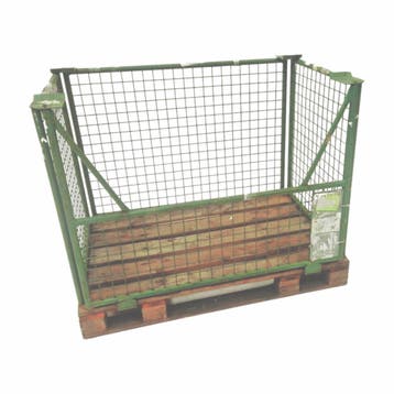 Palletrand inklapbaar 1200x800x980mm,  incl. pallet,, Ophalen of Verzenden