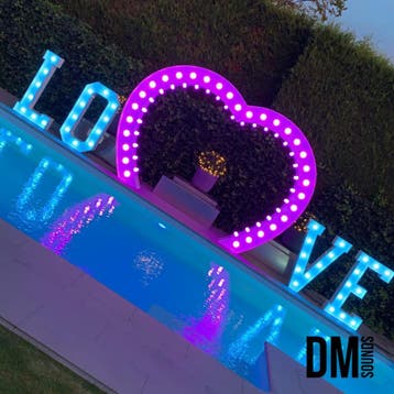 LED letters en cijfers huren | Middels iPad aan te sturen!, Nieuw
