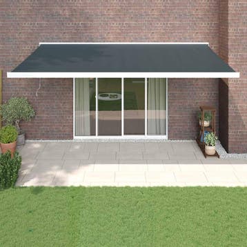 vidaXL Luifel uittrekbaar 5x3 m stof en aluminium, Tuin en Terras, Verzenden, Nieuw
